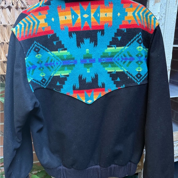 Vintage Pendleton High Grade Western Wear Wool Jacket Size Medium Made in USA - Picture 5 of 5